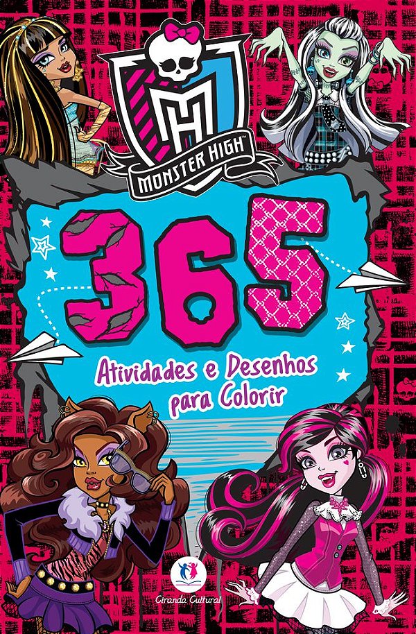 Monster High - 365 Atividades E Desenhos Para Colorir - SBS