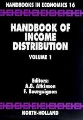 Handbook Of Income Distribution - Volume 1