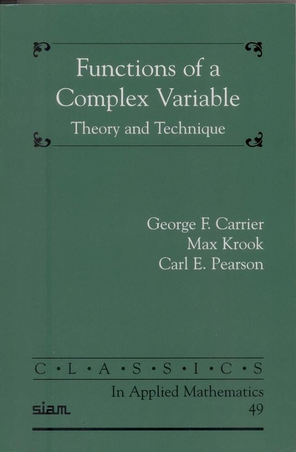 Functions Of A Complex Variable: Theory And Technique