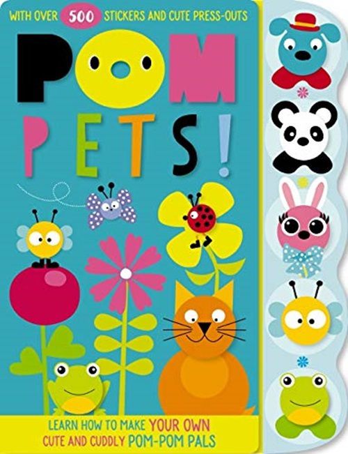 Pom Pets - Activity Book With Over 500 Stickers And Cute Press-Outs