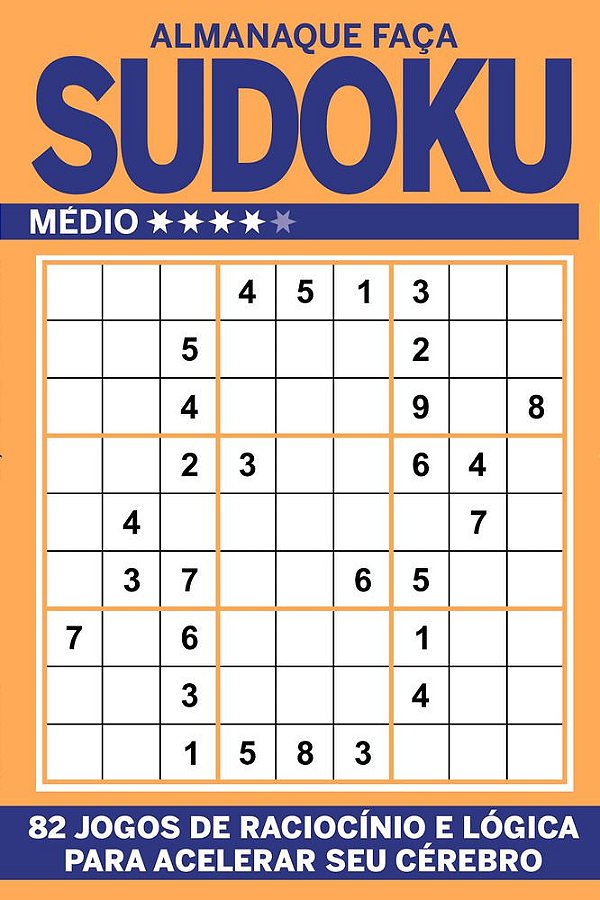 Almanaque Faça Sudoku Dificil - E-BIENAL