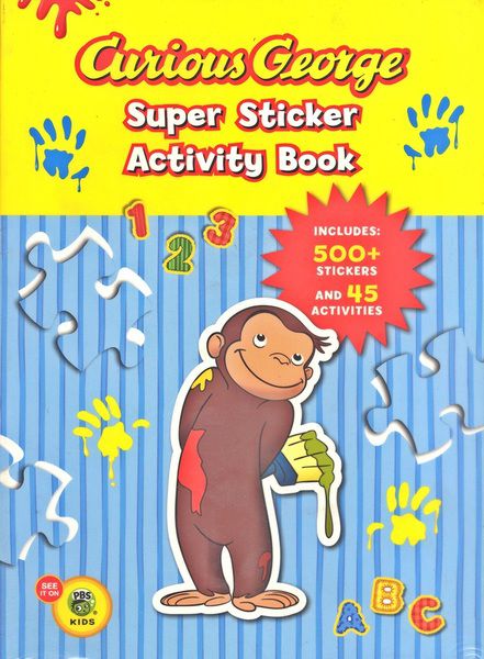 Curious George Super Sticker - Activity Book