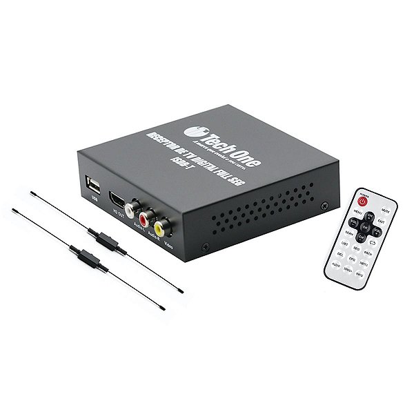 DVB-T2 DTV Link Sintonizador de TV digital USB Antena dual