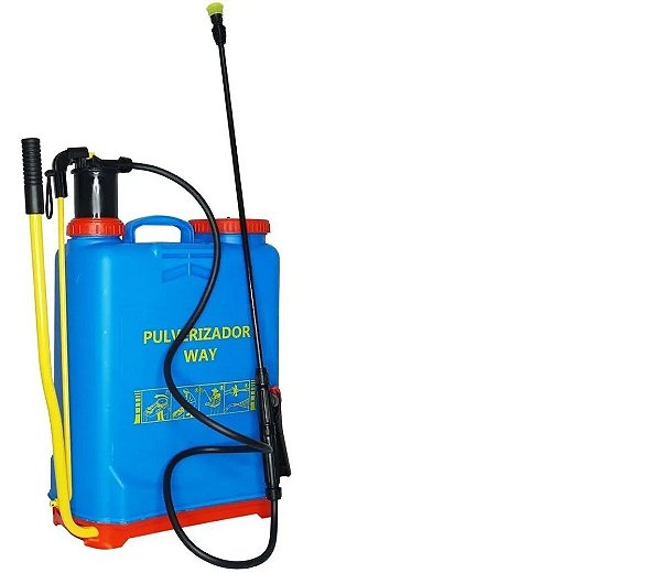 Pulverizador Manual Capacidade 20 Litros Com Bomba Manual Para Pressão Com 3 Bicos - Importway