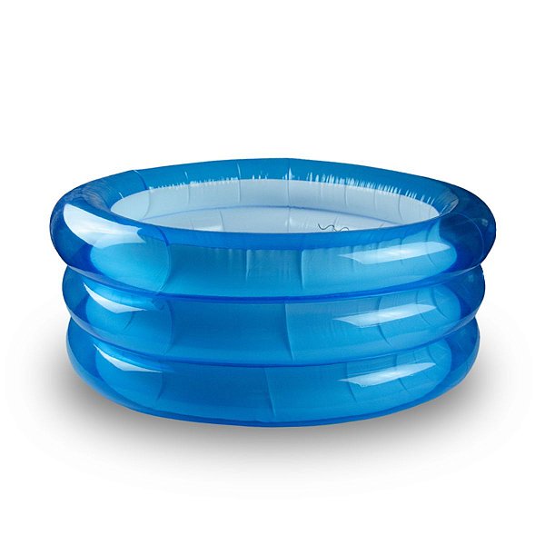 Piscina Inflavel Kiddie Pool 3 Aneis Azul - Bel