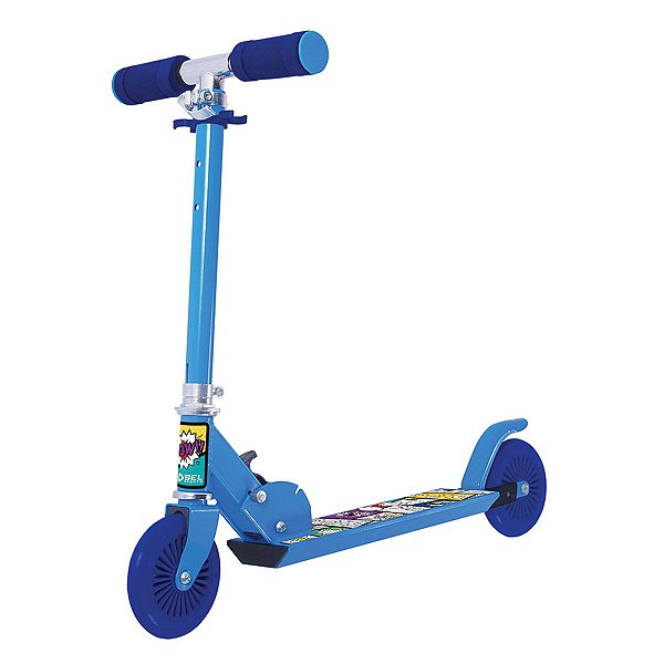 Patinete Infantil Radical Dobrável Azul - Bel