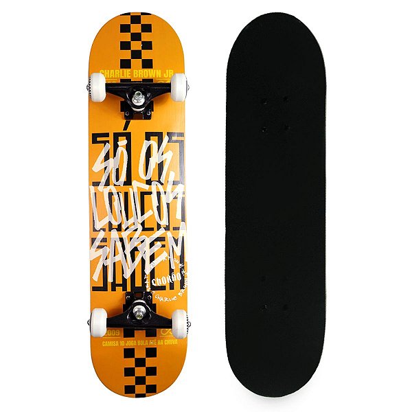 Skate Kronik Charlie Brown Jr. Só Os Loucos Sabem - Bel