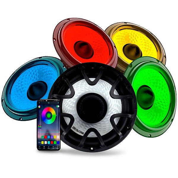 Alto-Falante Uxp12-D2 Led Rgb - Bravox