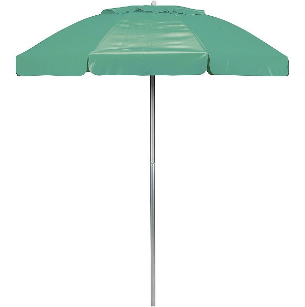 Guarda-Sol Fps 100 Em Alumínio 1,80M Pvc 70% Com Poliéster 30% (Bagum) Grande Verde Escuro - Mor