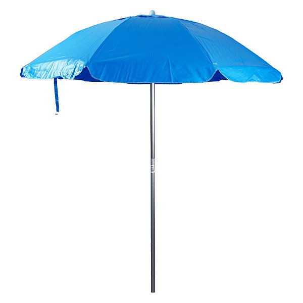 Guarda-Sol Fps 100 Em Alumínio 1,80M Pvc 70% Com Poliéster 30% (Bagum) Grande Azul Claro - Mor