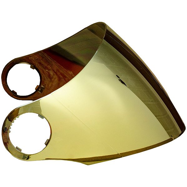 Viseira De Pvc Dourada Blade - Vm Vision