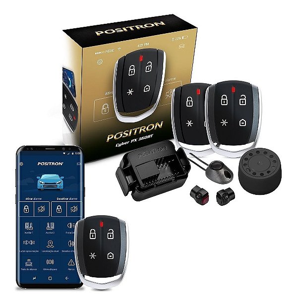 Alarme Automotivo Px Bt360 - Positron