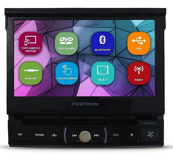 Auto Rádio Dvd Pl7 - Positron