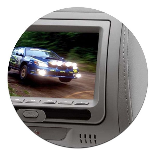 Encosto 7'' C/ Dvd Cinza - E-Tech