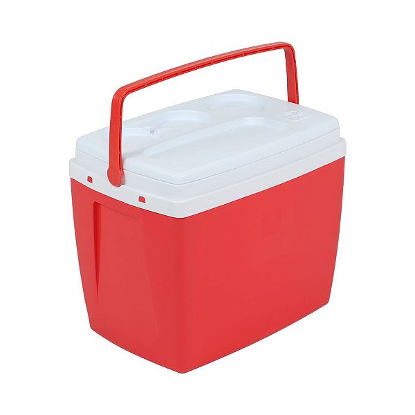 Caixa Térmica 18L Vermelho C/ Branco - Bel