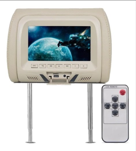 Encosto 7'' C/ Usb Bege - E-Tech