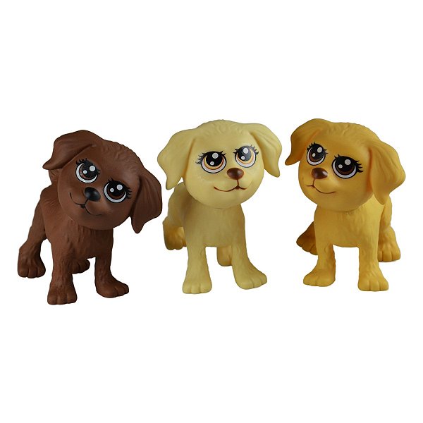 Mini Pet Da Barbie Na Casinha Taffy, Dj E Honey - Pupee