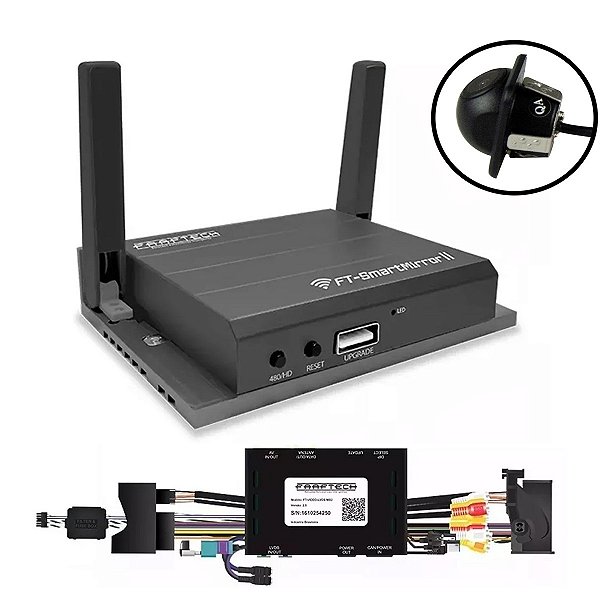 Kit Interface De Som Ft Buzzer + Interface De Vídeo E Desbloqueio Ft-Lvds-Mb2 + Câmera De Visão Traseira / Dianteira Ft-Camera - Faaftech