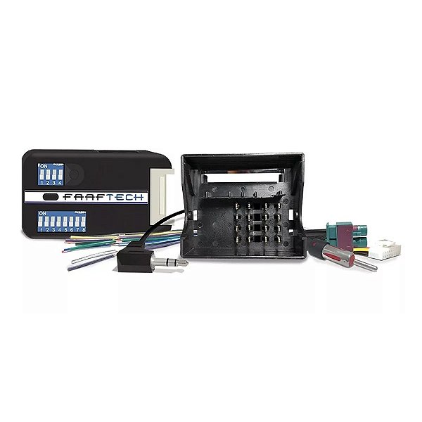 Kit Central Multimídia Ft-Mm-Mp5 + Interface Comandos De Volante Ft-Sw-Rn Renault - Faaftech