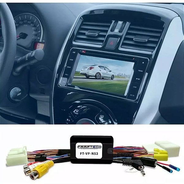 Interface De Vídeo Ft-Vf-Ns2 P/ Nissan March Versa 2017 - Faaftech