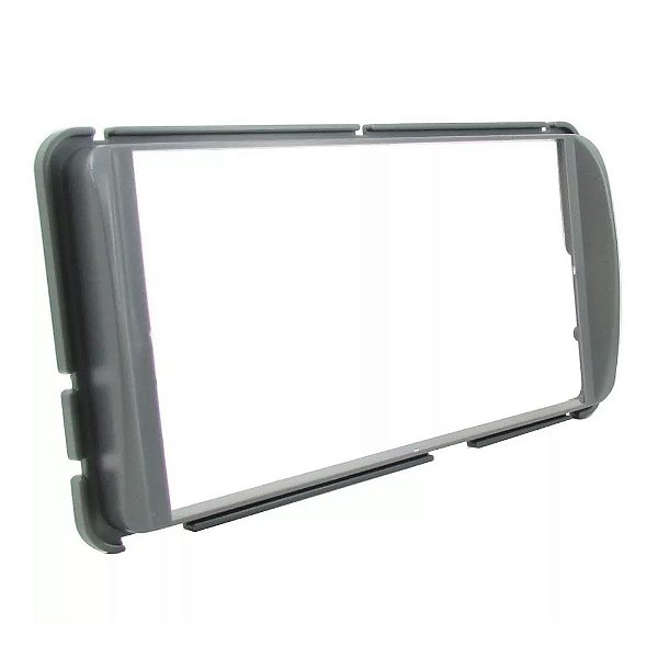 Moldura P/ Aparelho De Som/Dvd 1 E 2 Din  + Porta Objetos Cinza Etios (Todos) Ap637 - Expex