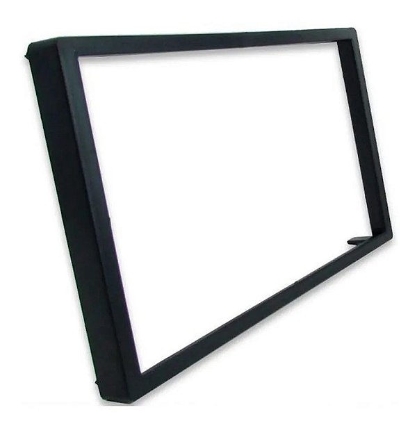 Moldura P/ Aparelho De Som/Dvd 2 Din Preto  Black Piano Fit 04/12 - City Dx 09/12 Ap641 - Expex