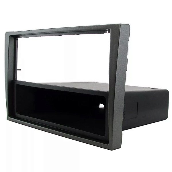 Moldura P/ Aparelho De Som/Dvd 1Din Cinza Corsa 02/10 G2 - Montana 03/10 - Meriva 03/12 - Vectra 05/11 Ap710 - Expex