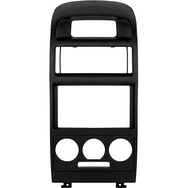 Moldura Painel Central 2 Din Mp5 Som Dvd Astra Ar Analógico 1998 À 2011 Preta AP770 - Expex