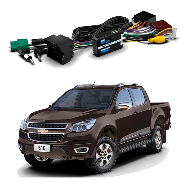 Interface De Volante Ft-Sw-Gm Chevrolet Com Reprodutor E Avisos Sonoros E Chicote Plug And Play - Faaftech