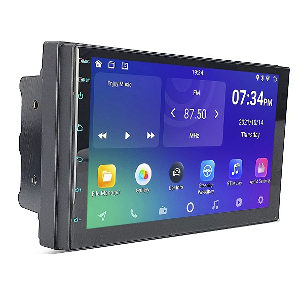 Multimídia Mp5 2 Din Tela 7 Polegadas Com Android Auto E Carplay Touch Espelhamento Ca003 - H-Tech