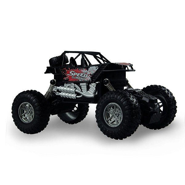 Carrinho Controle Remoto 4x4 Monster Truck Rock Crawler