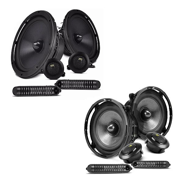 Kit Alto-Falante Cs60Bk + Cs50Bk - Bravox
