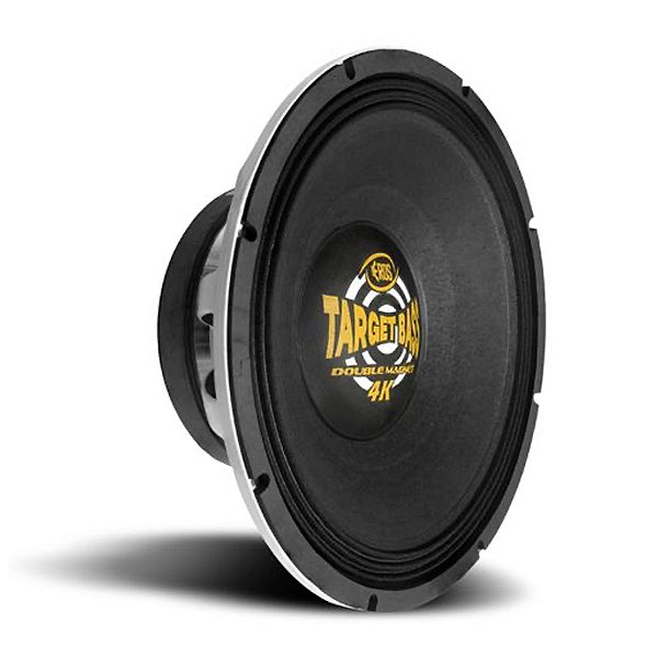 Alto Falante Woofer Eros E-15 Target Bass Double Magnet 4K 15 Polegadas 2000W RMS 4 Ohms Bobina Simples Branca - Eros