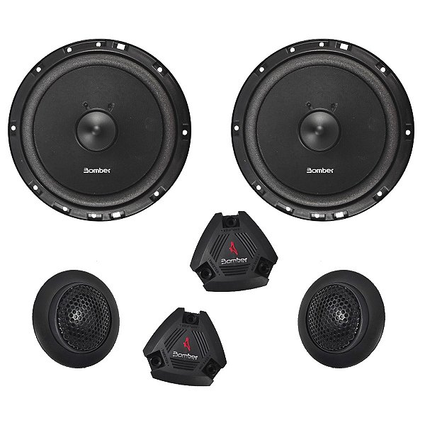 Alto Falante Kit 2 Vias Two Way Tkl 60W 4 Ohms - Bomber
