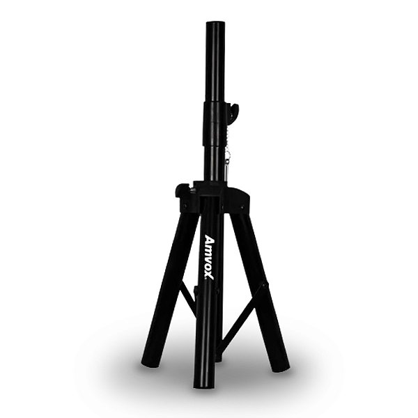 Suporte Pedestal Tripé Caixa Som Acústica Audio Ativa Passiva Profissional Ajustável Amvox Tp001 - Amvox