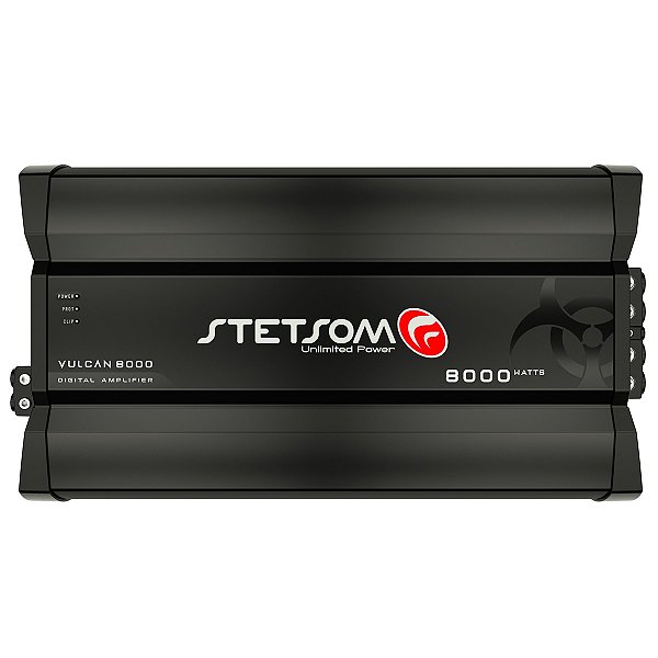 Módulo Amplificador Vulcan 8000W Rms 1 Canal 1 Ohm Rca Preto - Stetsom
