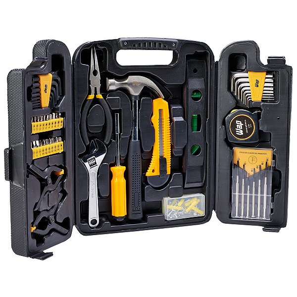 Kit De Ferramentas Mkf132 Maleta Organizadora 132 Peças - Wap