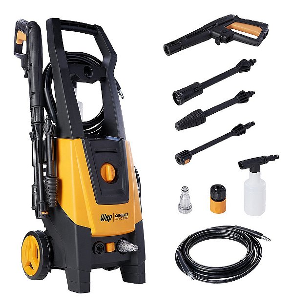 Lavadora De Alta Pressão Wap Combate Turbo 2600 2100Psi 127V 220V