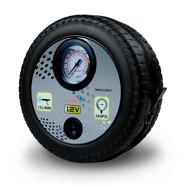 Mini Compressor De Ar Automotivo Portátil 260Psi