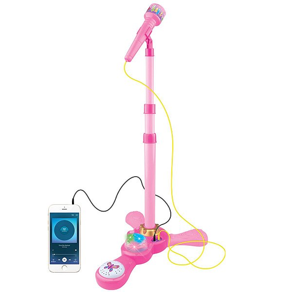 Microfone Infantil Pedestal Com Luzes - Importway