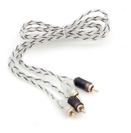 Cabo Rca 1 Metro Blindado Plug Banhado Ouro - Taramps
