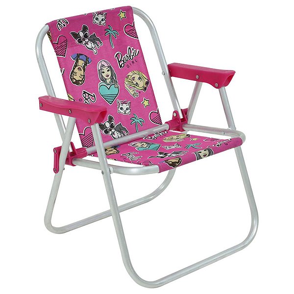 Cadeira Infantil Barbie Aluminio 025210