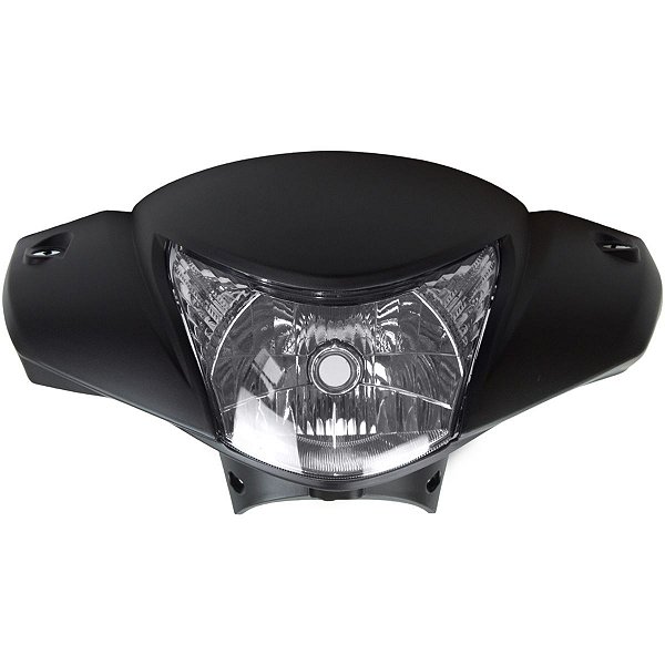 Farol Com Carenagens Resistente Cor Cinza Fosco Modelo Completo Para Biz 125 Es 2015 Foco Sportive