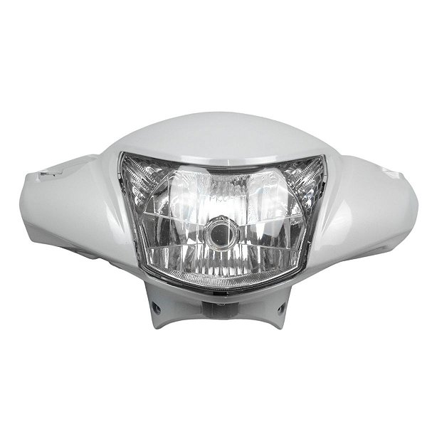 Farol Compl C/Caren. C/Freio A Disco Biz 125 Ex Branco Perol 2016 Nao Original