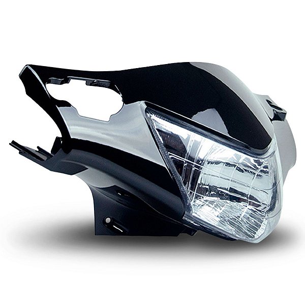 Farol Compl C/Caren. C/Freio A Disco Compat. Biz 125 + 2006/07 Preto - N. Orig.