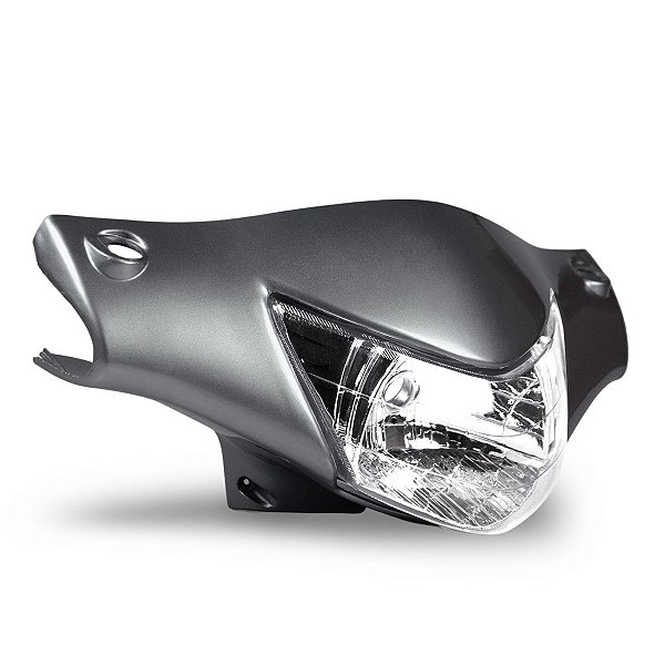 Farol Compl C/Caren. S/Freio Disco Compat.Biz 125 Ks/Es 06/07 Prata Met- N Orig.