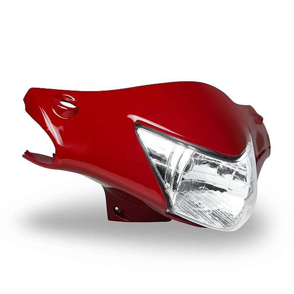 Farol Compl C/Caren.S/Freio A Disco Compat. Biz 125 Ks/Es 07/08 Vermelho-N Orig