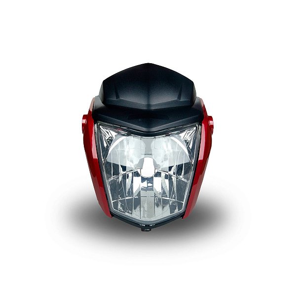 Farol Compl. C/ Car. E Lat. Titan 150 Esd/Ex 2014 Vermelho - Nao Original