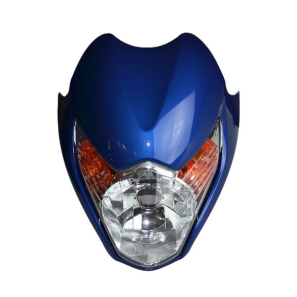 Farol Compl. C/ Caren. Compativel A Moto Titan 150 2009 Azul Perol. Nao Original