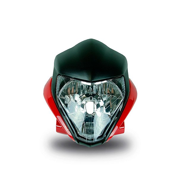 Farol Compl.C/Caren E Laterais Cb 300 09 A 12 E 14 A 15 Verm - Nao Original